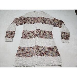 Bke Buckle Popcorn Fall‎ Long Cardigan Size Xl